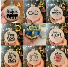 Handmade “the Beatles” Christmas ornaments!