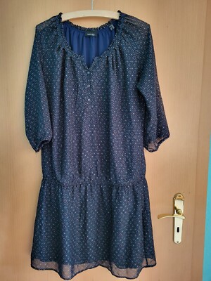 Blusenkleid   TCM   Gr. 40/42   Damen   Dunkelblau  