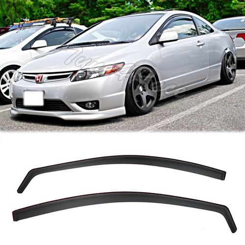 For 0611 Honda Civic Side Window Visors OE ( InChannel) 2DR Coupe SI