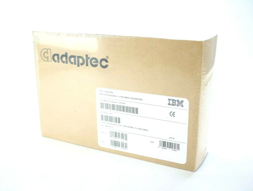 Brand NEW IBM ServeRAID 6i+ PCIX Ultra320 SCSI RAID Controller 13N2190 (PG) - Image 2 of 3