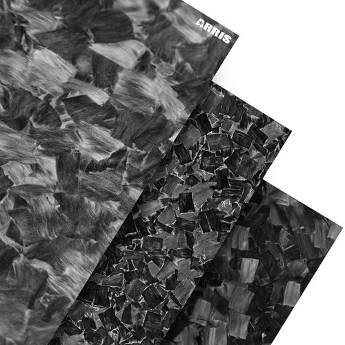 Hoja de fibra de carbono forjada ARRIS 100x250 200X300 240X240 fibra de carbono picada 3K - Imagen 23 de 26
