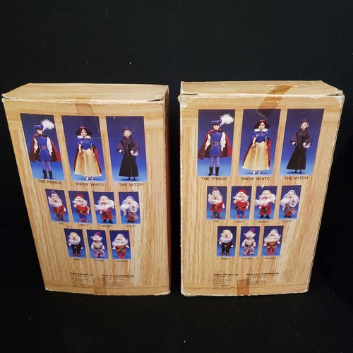 Vintage DISNEY Snow White The Seven Dwarf Dolls SNEEZY SLEEPY Bikin Toys - Picture 5 of 6