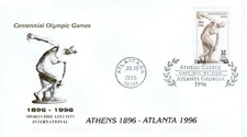 OLYMPICS, DISCUS THROWER, ATLANTA, GA 1996  FDC11669