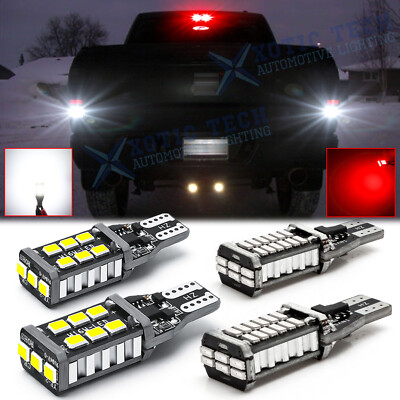 For RAM 1500 2500 3500 2011-2019 LED Strobe Backup Reverse + 3rd Brake Light Kit
