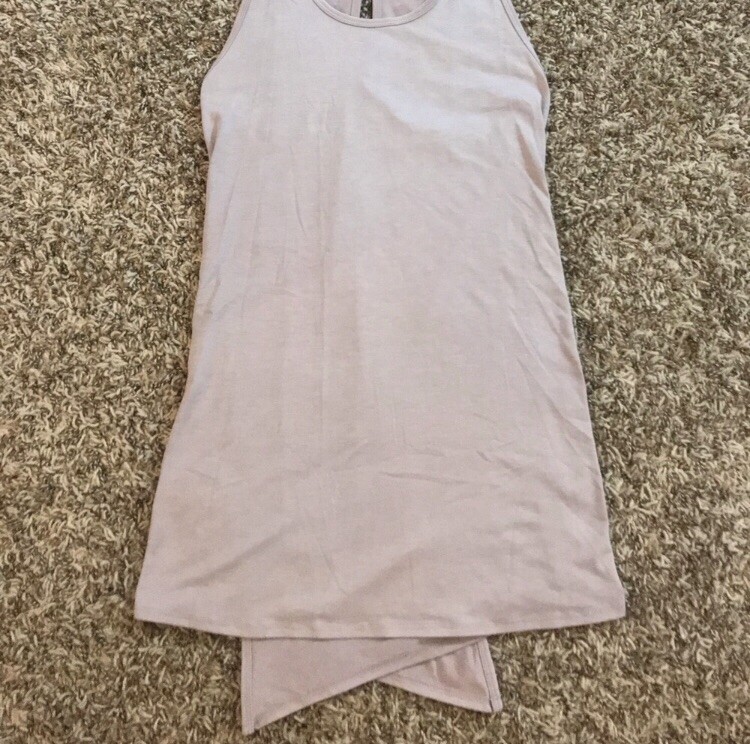Athleta split open/flowy back light purple active… - image 4