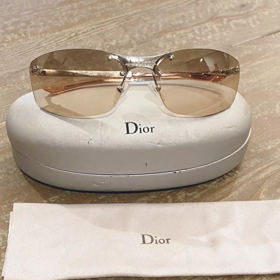 AUTHENTIC VINTAGE DIOR Pop/n Sunglasses Champagne Pink Gradient