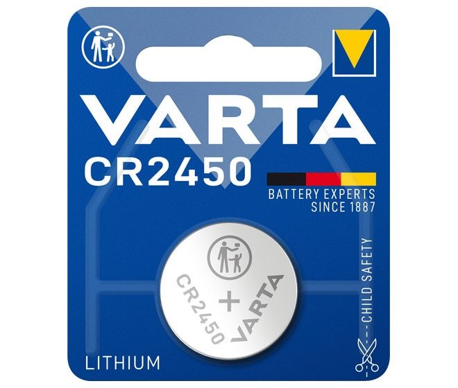 Varta Professional Electronics Knopfzelle Batterie Cr 2450 1Er Blister