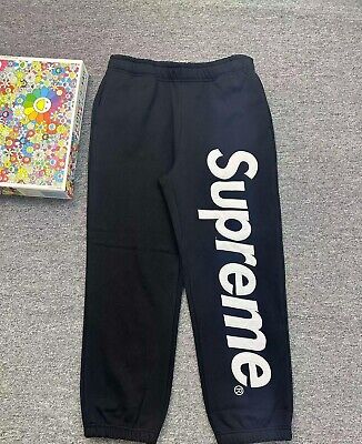 Supreme Satin Applique Sweatpant Black White Men's S(US XS Supreme Satin Applique Sweatpant Black White Men's S(US XS