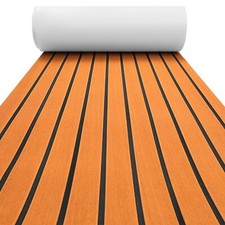 Boat Flooring EVA Foam Boat Decking Non-Slip Self-Adhesive Flooring Faux Teak...