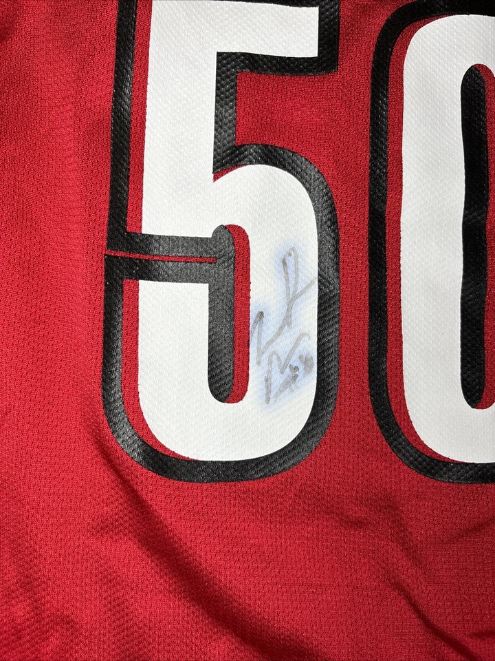 Camiseta deportiva autografiada por Zach Randolph Reebok Portland Trailblazers #50 sin certificado de autenticidad talla XL Foto 2 de 4