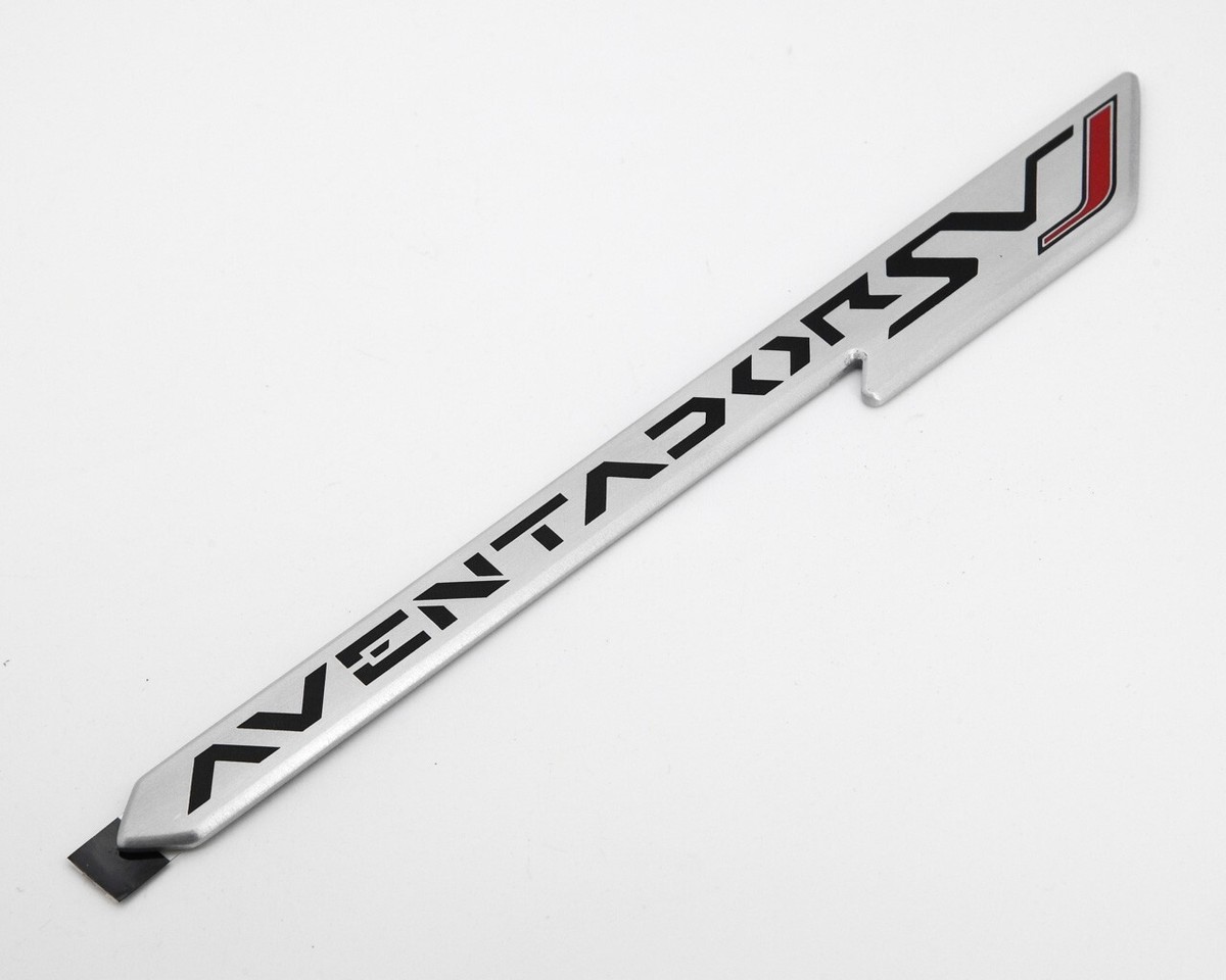 470854499F Lamborghini Aventador SVJ Side Badge Emblem for