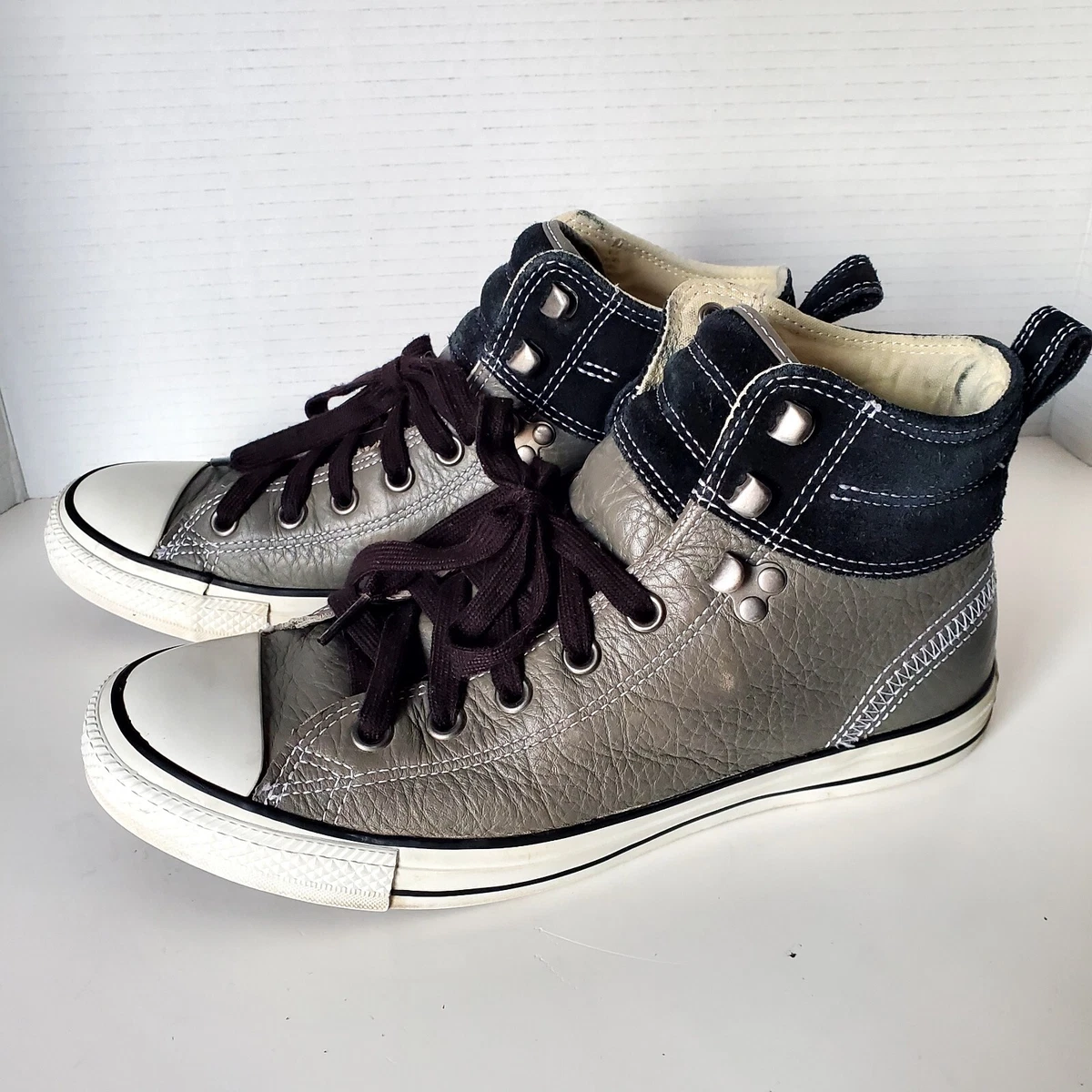 Mens grey shop chuck taylors