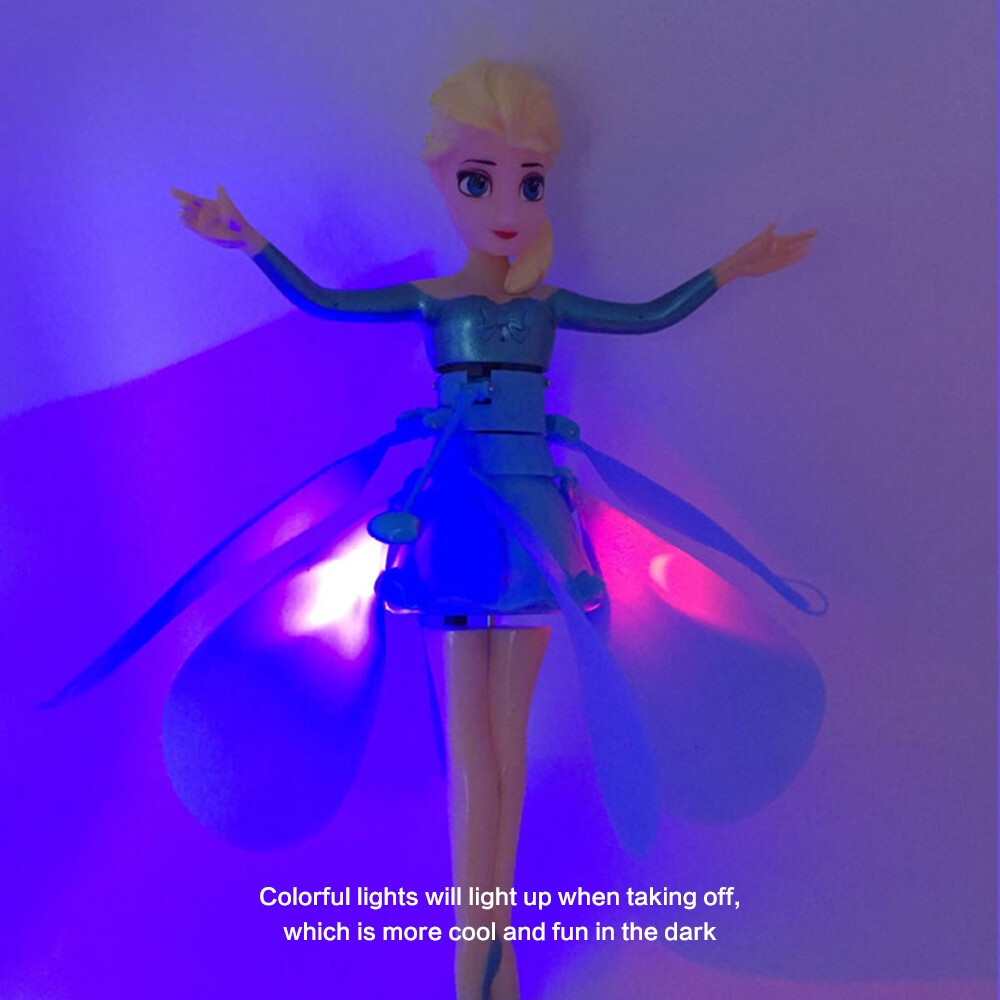 frozen flying doll