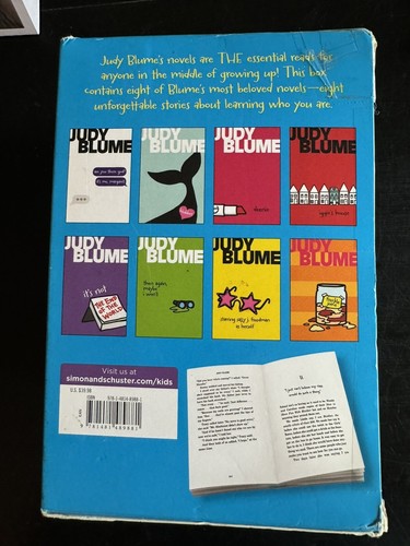 Judy Blume 8 Book Box Set With Exclusive  Bookmark (Boxed Set): Blume, Judy - Picture 2 of 16