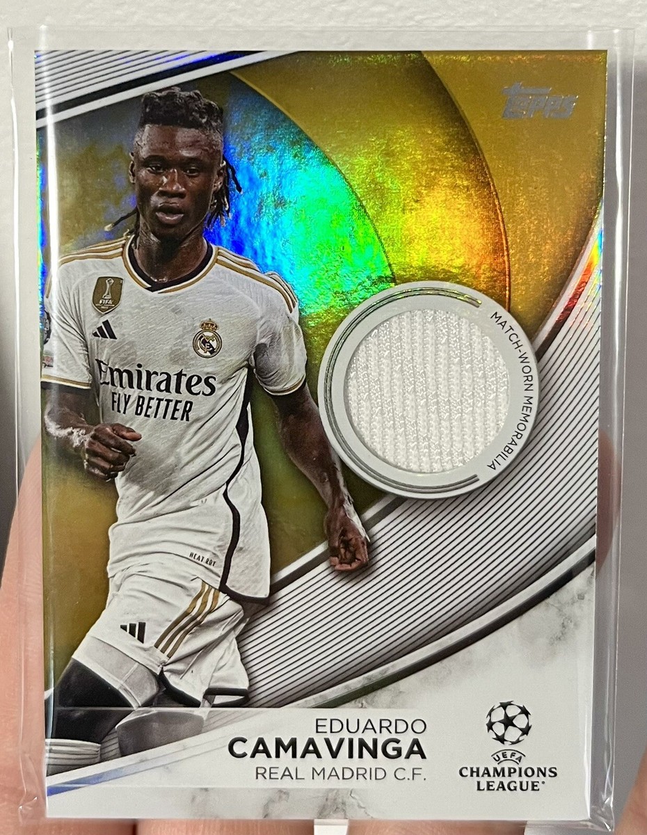EDUARDO CAMAVINGA 2023-24 Topps UEFA UCC Superstar Relic Patch 