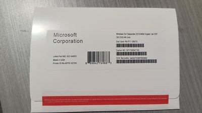 Microsoft Windows Server 2019 Datacenter 48-Core x64 bit DVD Kit & HHD