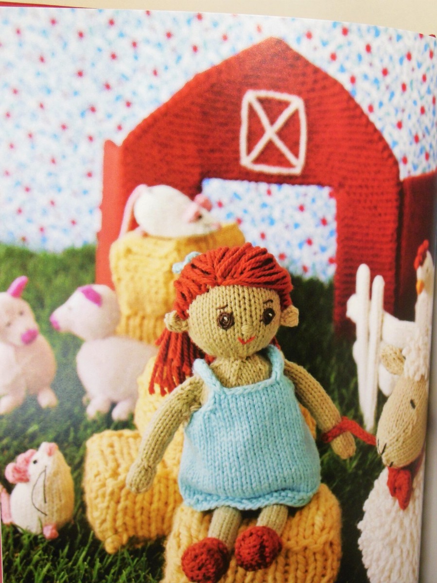 KNITTING PATTERNS Homesteading Doll Barn Farm Animals Sheep