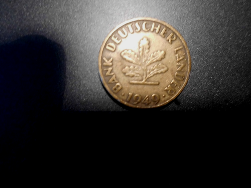 10 Pfennig Bank Deutscher Länder 1949 F - Bild 2 von 2