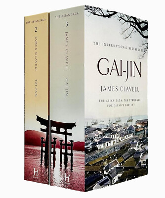 Shogun by James Clavell: The Asian Saga 2 Books Collection Set-Fiction-Paperback