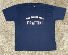 Vintage 90s The Right Man Frattini Size XXL Navy Single Stitch USA Made in EUC