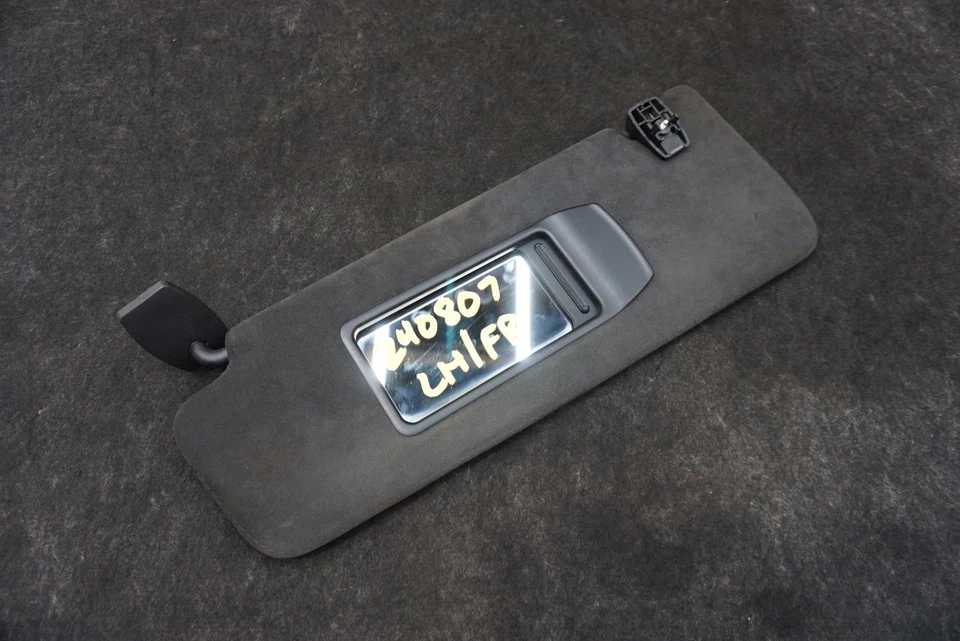 Juego 2 Parasol Delantero Izquierdo Derecho Alcantara Negro 51168047063 BMW 760i F02 10-14 Foto 2 de 4