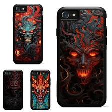 devil abstract swirling For Apple iPhone Google Motorola Moto Tough Cover