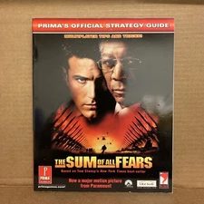 The Sum of All Fears Prima Games Strategy Guide Book