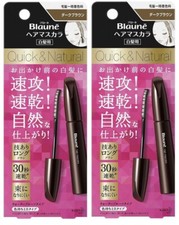 Blaune Hair Color Quick and Natural Hair Mascara 12ml x 2 set / Dark Brown