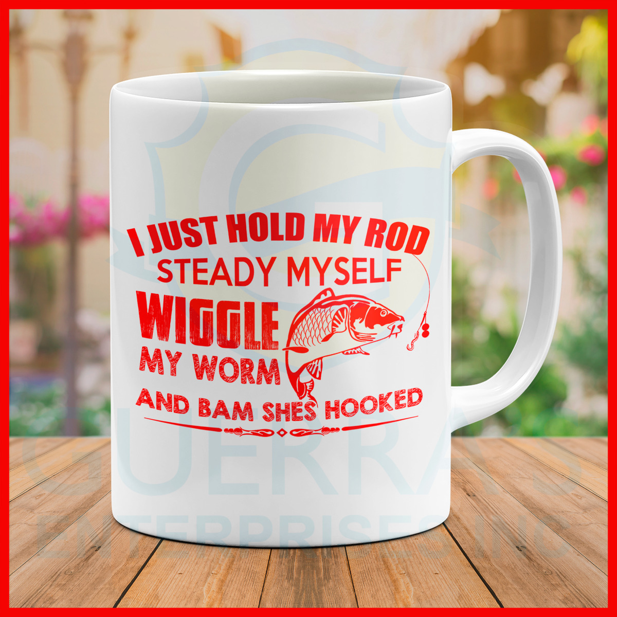 Coffee Mug Double Meaning Fisherman Fishing Sex Message Funny Cool ...