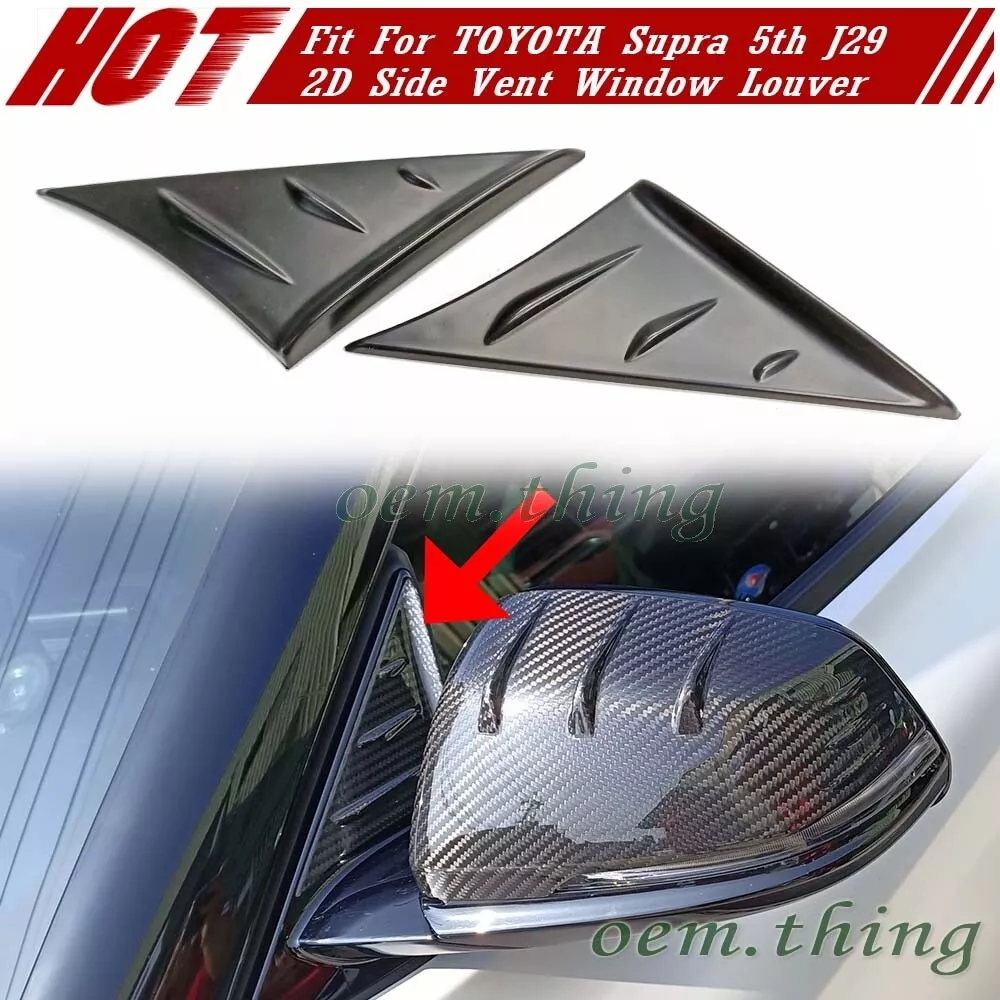 Toyota supra wind sale deflectors