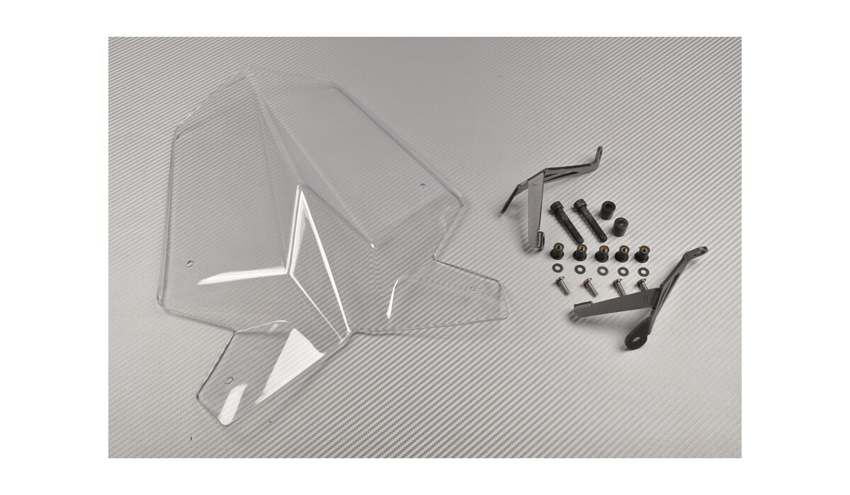 Cupolino transparent KTM SuperDuke 1290 R 2020 2021 saute-vent doppia bolla moto