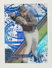 Christian Arroyo 2017 Topps High Tek RC Rookie Blue Rainbow Card #HT-CA - 45/75