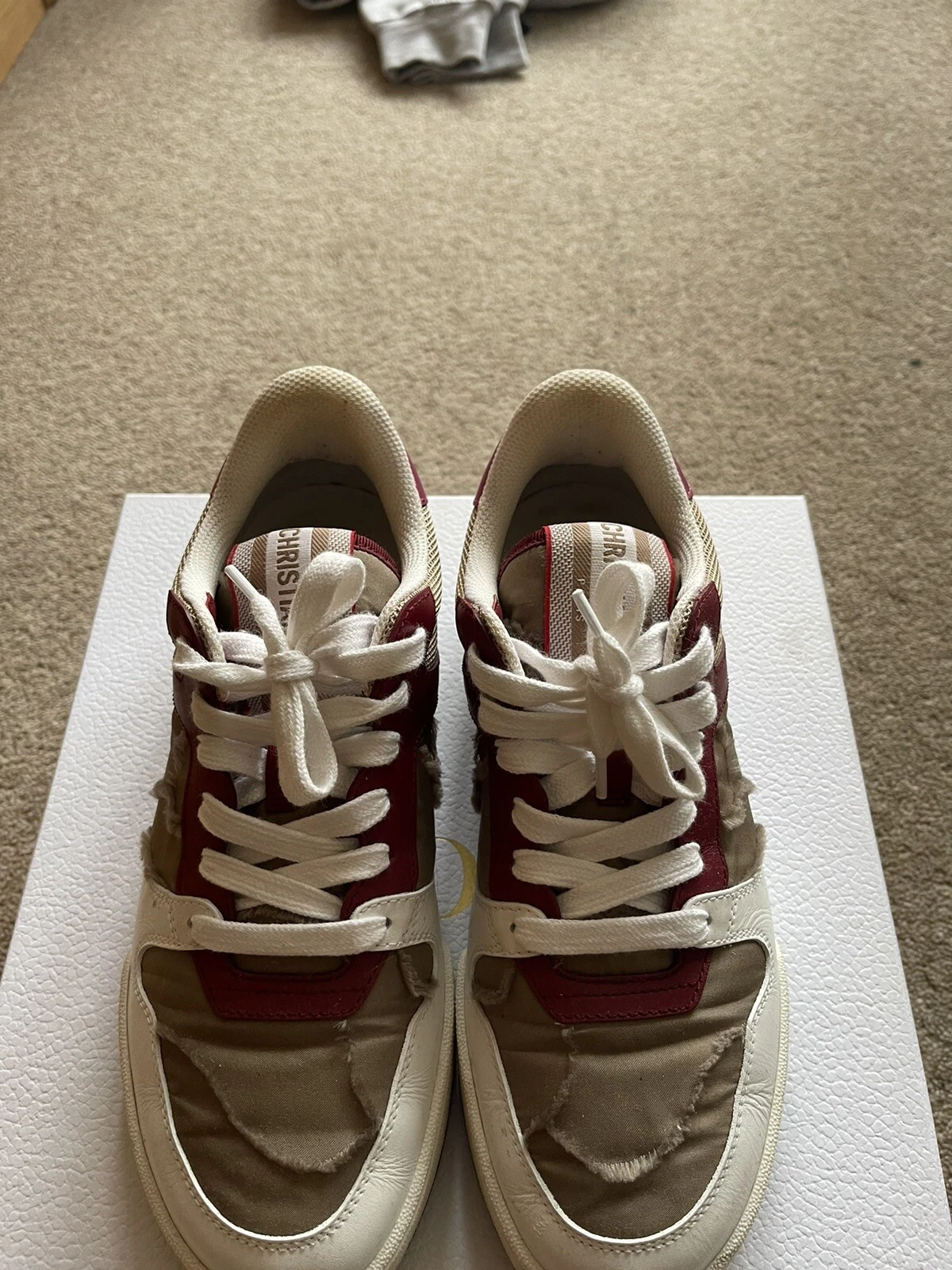 Baskets Dior Travel 21m écrou foncé taille Royaume Uni 6 chaussures