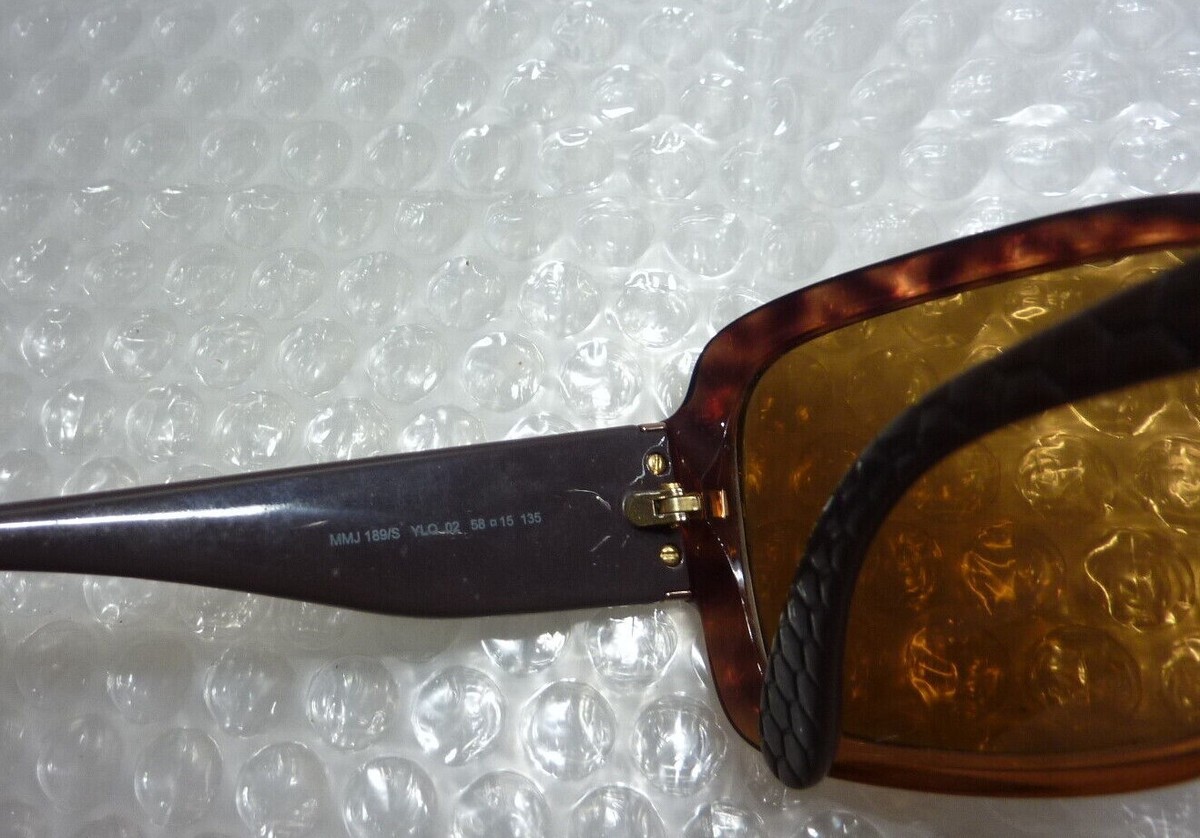 New‎ Marc By Marc Jacobs Tortoise MMJ189/S YLQ02 Sunglasses Minor Scratches READ MARK BY MARK JACOBS MMJ 189/S YLQ 02 58 15 135 WOMENS  main image 2