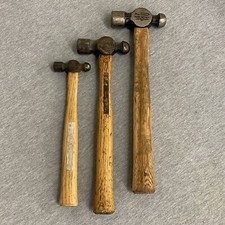 Vintage Blue Point Ball Peen Hammers BP 16 oz, 12oz, 4oz