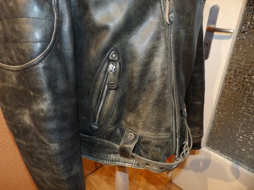 Hein Gericke GUNS N ROSES Motorradjacke Lederjacke Bikerjacke Gr. XXL - Bild 16 von 21