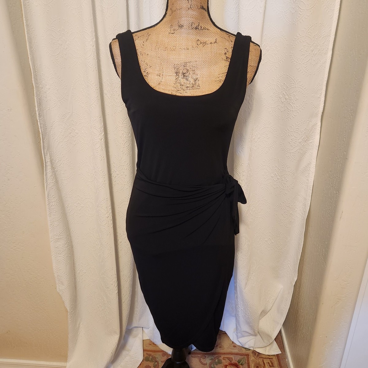 white christmas dresses Black Bustier Dress - Fit and Flare Dress main image 1