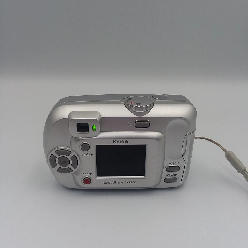 Kodak EasyShare CX7300 3.2MP Digital Camera & Manual Silver - Tested Working - Image 3 of 4