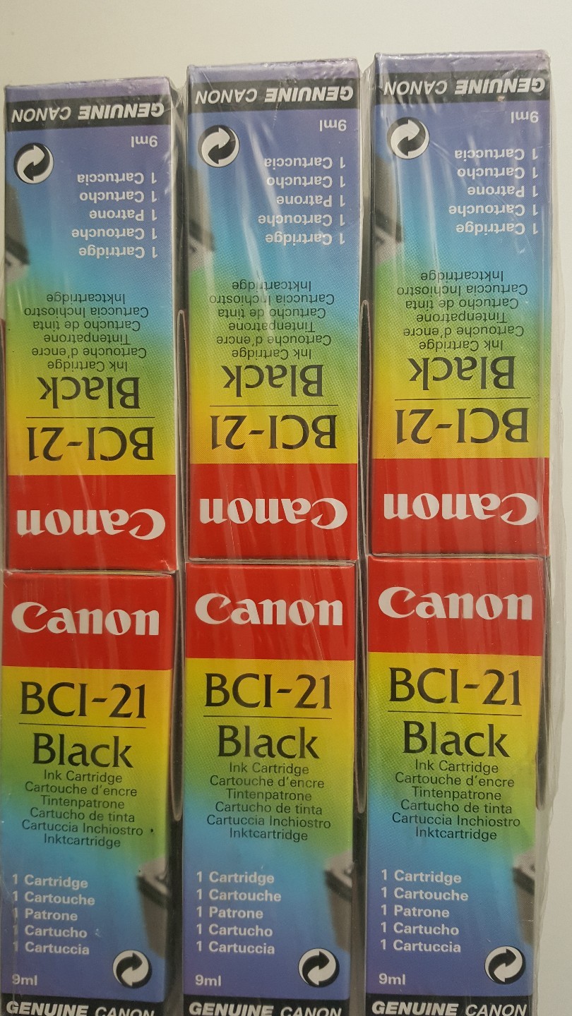Cartouche D'encre Canon BCI 21 Couleur - Originale Neuve Sous Blister - Pour Imprimante Canon