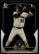 2023 Bowman Draft #BDC-134 Eric Bitonti Chrome 1st Bowman