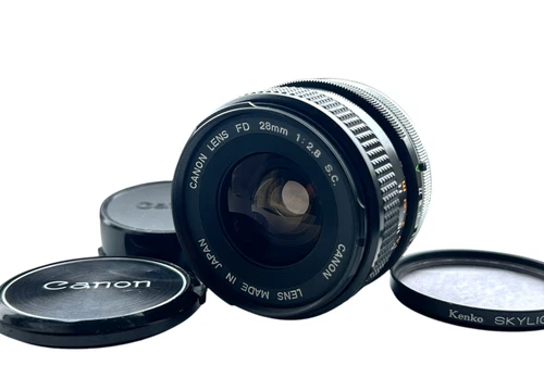 [Near MINT] Canon FD 28mm f2.8 s.c.sc  Wide Angle Lens Prime Manual from Japan