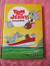 TOM & JERRY ANNUAL 1978  -  ILLUSTRATED HARDBACK BOOK - TV TIE IN