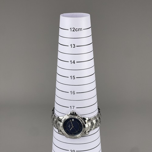 FENDI 3500G Men's Watch Quartz Silver Case Stainless Steel Band New Battery - Picture 14 of 17
