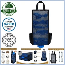 Plastic Bag Holder Large Capacity Mesh Organize Grocery Bag Storage Dispenser