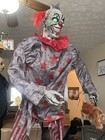 Haunted Living 6-ft Lighted Animatronic Clown with Toy Bear Halloween Prop — photo 7