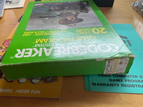CODEBREAKER (Atari 2600, 1978) Complete Manual Box Tested CX-2643 - Picture 4 of 6