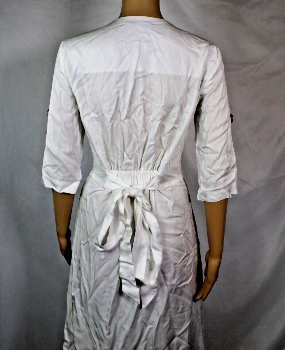 ZARA TRF COLLECTION White Maxi Button Up Dress | eBay ZARA TRF COLLECTION White Maxi Button Up Dress | eBay