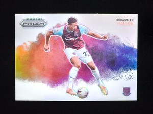 Sebastian Haller 2020-21 Prizm Premier League West Ham Color Blast SSP