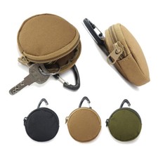 Tactical Coin Pouch Small Coin Purse Keychain EDC Pouch 3 Colors Hiking Camping