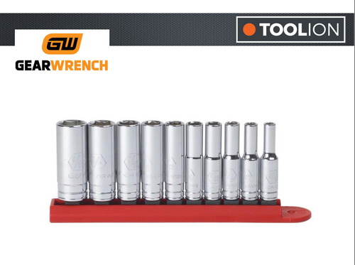 GearWrench Steckschlüsseleinsatz 1/4“ Antrieb, 5 Mm, 6-kant – Mittlere Länge Für Enge Räume